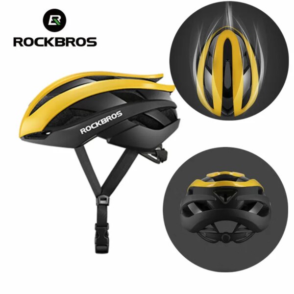 ROCKBROS Casco de bicicleta Ciclismo ultraligero Casco de Bicicleta de carretera MTB Scooter Casco gorras Casco de motocicleta Casco Ciclismo