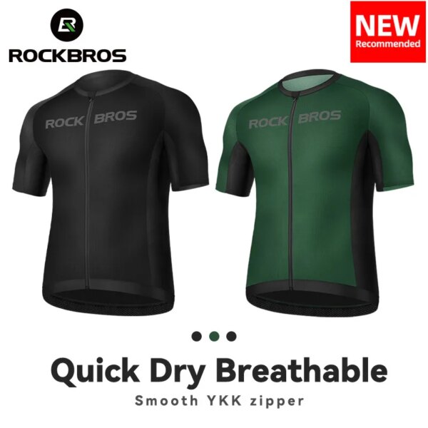 ROCKBROS ciclismo bicicleta Jersey hombres mujeres verano bicicleta Jerseys ropa deportiva primavera secado rápido transpirable ropa de manga corta