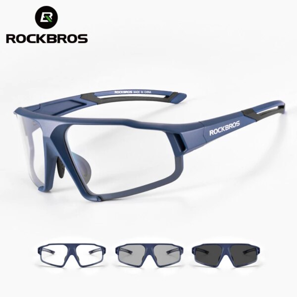 ROCKBROS fotocromáticos gafas de ciclismo gafas de bicicleta protección solar gafas de sol deportivas para bicicleta MTB Ciclismo de Carretera gafas