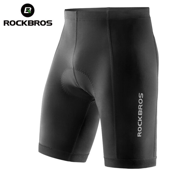 Pantalones cortos ROCKBROS de verano para ciclismo, pantalones cortos con almohadilla de esponja a prueba de golpes para bicicleta, pantalones cortos transpirables para bicicleta, pantalones deportivos para bicicleta de montaña y carretera