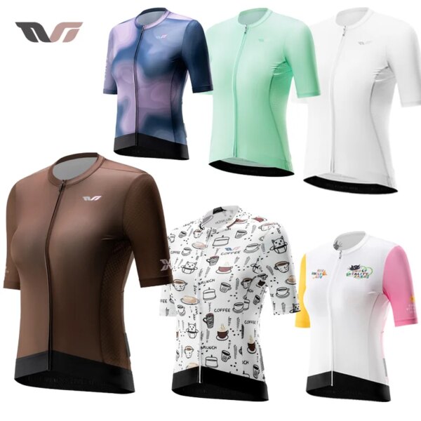 Camiseta de ciclismo ROCKBROS para mujer, camisetas para bicicleta de montaña y carretera, ropa de ciclismo para mujer, camiseta de bicicleta de alta calidad para equipo profesional a la moda