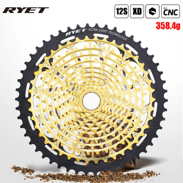 RYET Bike Freewheels 12S 11S 9-50T MTB Cassette XD 12V 11V bicicleta de montaña 10-50T K7 9T a 50T piñón accesorios de bicicleta