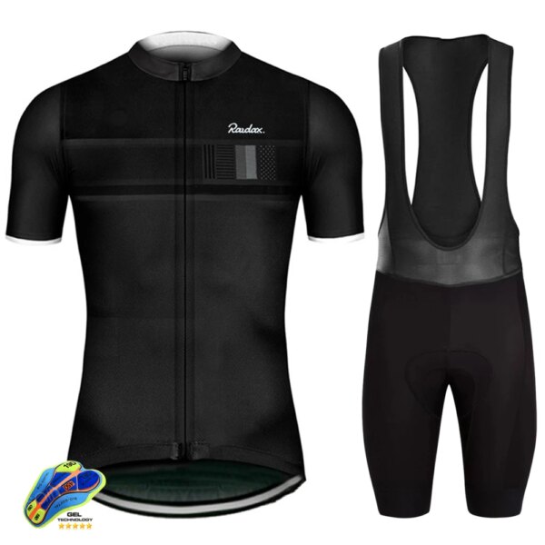 Raudax 2024 conjuntos de Ciclismo Ropa de bicicleta de Verano Ropa de Ciclismo de montaña transpirable trajes Ropa Ciclismo Verano Jersey de triatlón