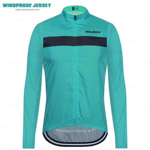 Raudax, las más nuevas chaquetas de ciclismo, abrigos para bicicleta Unisex, ropa de ciclismo a prueba de viento, protección UV, Top compacto, ropa deportiva, cortavientos