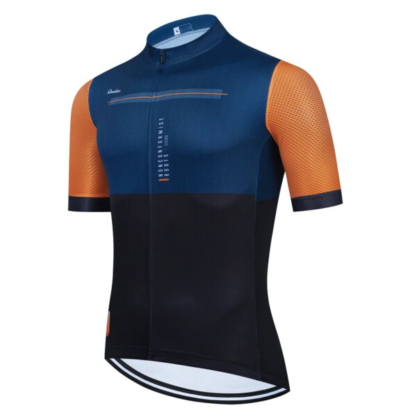 Raudax equipo deportivo entrenamiento Ciclismo ropa transpirable hombres manga corta Mallot Ciclismo Hombre Verano Ciclismo Jerseys ropa