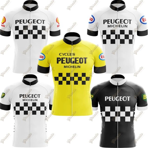 Camiseta de Ciclismo Retro para hombre, ropa de equipo de manga corta para bicicleta de carreras, Top para deportes al aire libre, ropa para Ciclismo de montaña personalizada