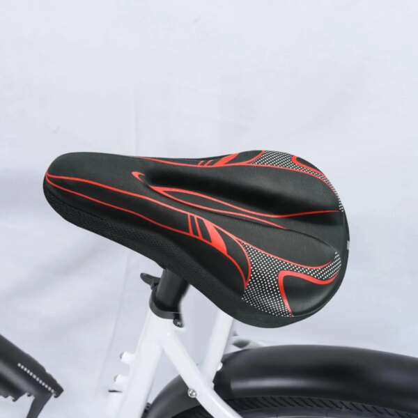 Sillín de bicicleta de montaña, accesorios para asiento de bicicleta de montaña, funda 3D, cojín, piezas para deportes de ciclismo