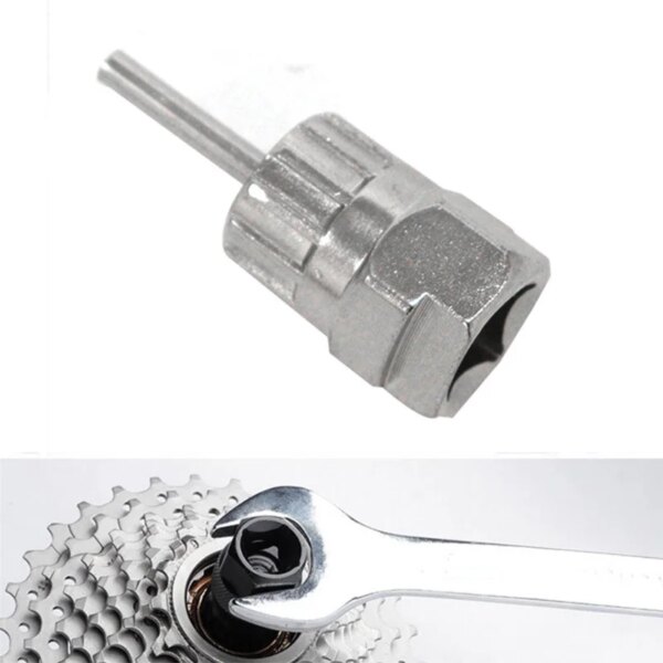 Herramienta de extracción de Cassette de bicicleta de carretera, herramienta de mantenimiento de reparación de llave de vaso para Shimano, SRAM Flywheel, anillo de bloqueo de rueda libre