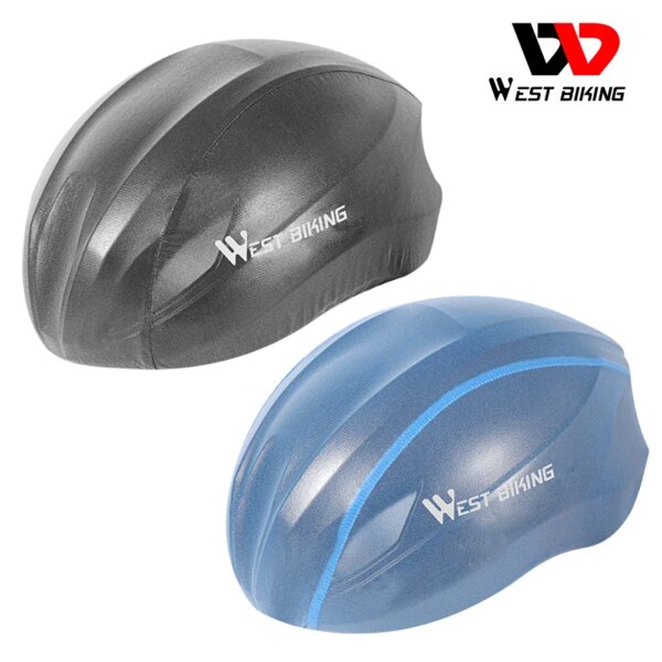 Cubierta para casco de bicicleta de carretera, cubierta protectora plegable para lluvia y nieve, para adultos y adolescentes, casco de ciclismo