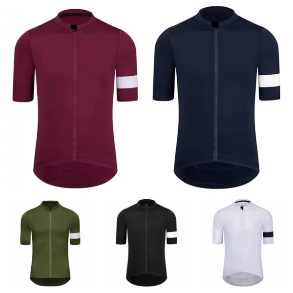 Rsantce-Camiseta de ciclismo para hombre, camiseta de verano para bicicleta de montaña, uniforme de manga corta, 2024