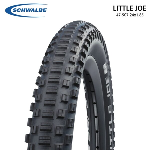 SCHWALBE LITTLE JOE 47-507 24x1,85 ligero plegable contra pinchazos bicicleta para niños fácil todoterreno neumático de bicicleta neumático de ciclismo