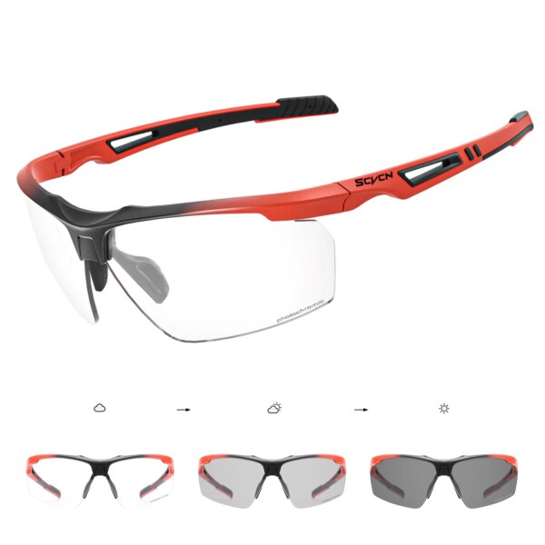 SCVCN Gafas fotocromáticas para ciclismo, gafas de sol para bicicleta UV400, gafas para ciclismo, gafas para deportes al aire libre, equipo de ciclismo