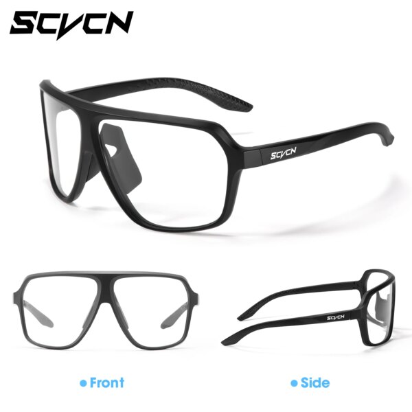 SCVCN Gafas fotocromáticas para ciclismo, gafas de sol para ciclismo UV400, gafas para bicicleta, equipo de ciclismo al aire libre, gafas deportivas para bicicleta