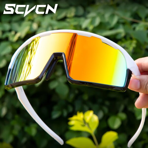 SCVCN Gafas fotocromáticas Gafas de sol para ciclismo UV400 Gafas para senderismo Hombres Gafas para deportes al aire libre Mujeres Conducir Bicicleta Gafas