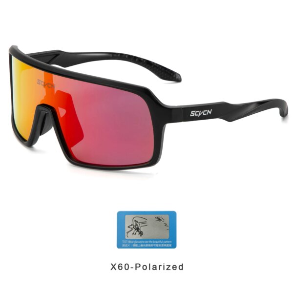 SCVCN gafas de sol polarizadas fotocromáticas para hombre, gafas para ciclismo MTB, gafas para bicicleta UV400, gafas para bicicleta de carretera, gafas para correr para mujer