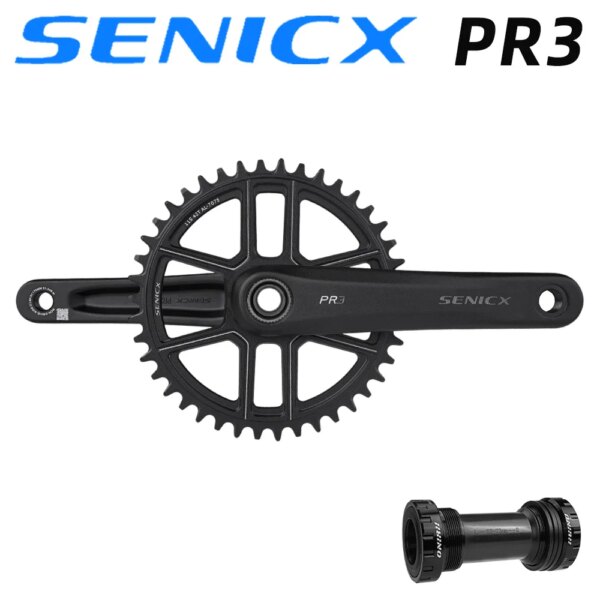 SENICX rueda dentada bicicleta de grava PR3 165/170/172,5/175mm manivela con plato de 24mm 40/42/44T para bicicleta plegable de grava 9 10 11 12S nuevo