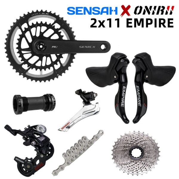 Grupo SENSAH EMPIRE de 2x11 velocidades con palanca de cambios SENICX PR3/PR2, desviador trasero delantero para bicicleta de carretera 4700 5800 R7000 UT105 nuevo