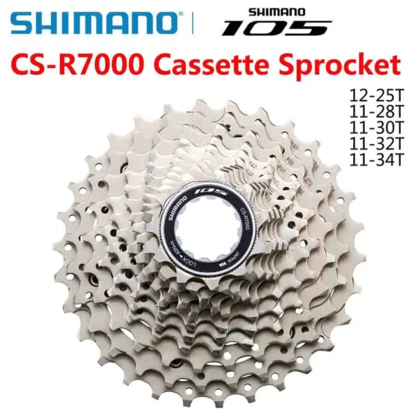 SHIMANO 105 CS 5800 R7000 rueda libre R7000 piñón de Cassette 11 velocidades bicicleta de carretera 12-25T 11-28T 11-30T 11-32T 11-34T piezas de bicicleta