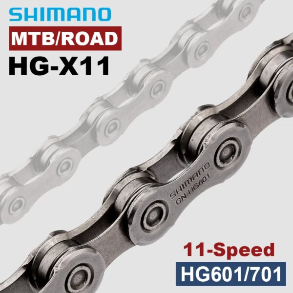 SHIMANO ULTEGRA DEORE CN-HG701 Cadena de 11 velocidades CN-HG601 11 S MTB cadenas de bicicleta de carretera para Ultegra 6800 R8000 xt m8000