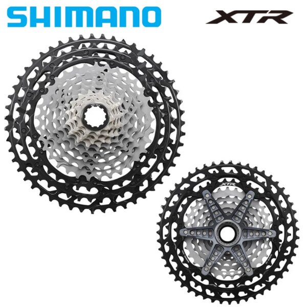 SHIMANO XTR M9100 12 velocidades HYPERGLIDE + - piñón de Cassette MTB CS-M9100-12 10-45T 10-51T MICRO SPLINE MTB bicicleta rueda libre