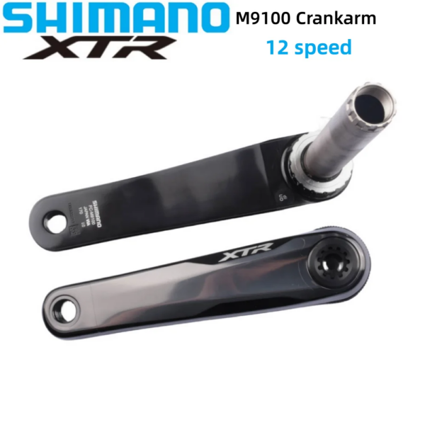 Manivela SHIMANO XTR M9100 HOLLOWTECH II 12S para bicicleta de montaña MTB manivela de bicicleta 1x12 velocidades 165MM/170MM/175MM piezas de bicicleta