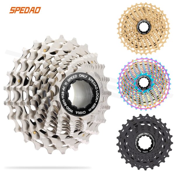 SPEDAO SLR2 Cassette ultraligero 11 velocidades 11-25/28/32/34T CNC rueda libre de bicicleta K7 11V HG piñón para volantes de bicicleta de carretera R9100