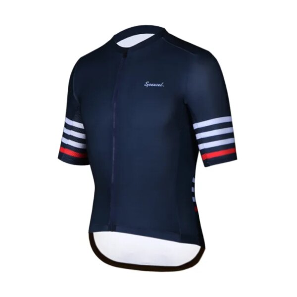 SPEXCEL 2019 nuevo equipo profesional aero ligero jersey de ciclismo de manga corta y pantalones cortos con pechera almohadilla de gel 4D de alta calidad Italia miti pierna