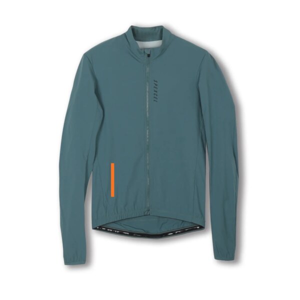 SPEXCEL-Chaqueta ligera a prueba de viento para ciclismo, tejido elástico con 3 bolsillos traseros, 3 estaciones, novedad de 2022