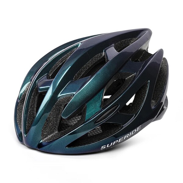 SUPERIDE Sports Aero Racing casco de seguridad en ciclismo casco de bicicleta de montaña de carretera al aire libre con luz trasera en molde casco de bicicleta MTB