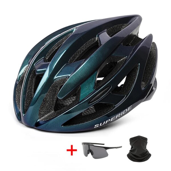 SUPERIDE ultraligero bicicleta de montaña Casco de Bicicleta de carretera hombres mujeres montar ciclismo casco integralmente moldeado XC DH MTB bicicleta casco