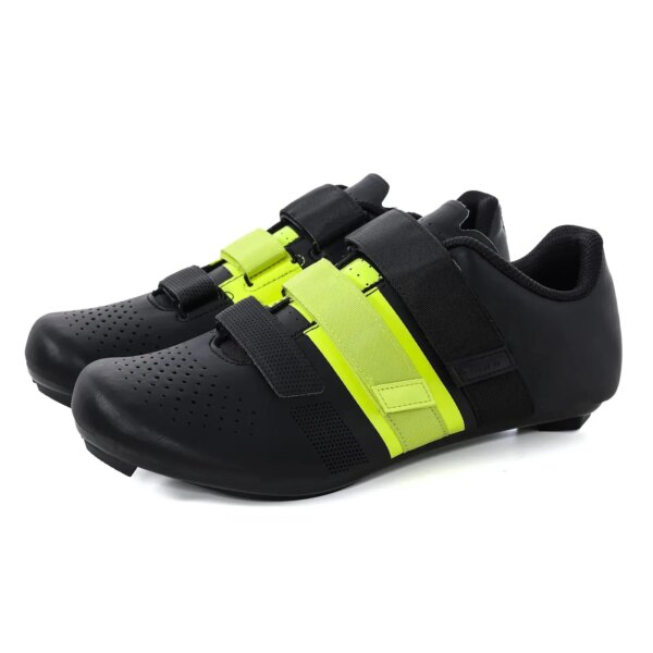 Santic-zapatos de ciclismo para hombre, calzado deportivo informal, reflectante, transpirable, para deportes al aire libre