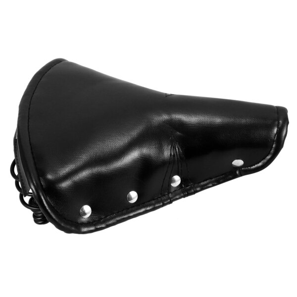 Cojín para asiento, asientos duraderos para bicicleta, sillín elástico Vintage, almohadilla de aleación de aluminio de alta PU para motocicleta, estante seguro