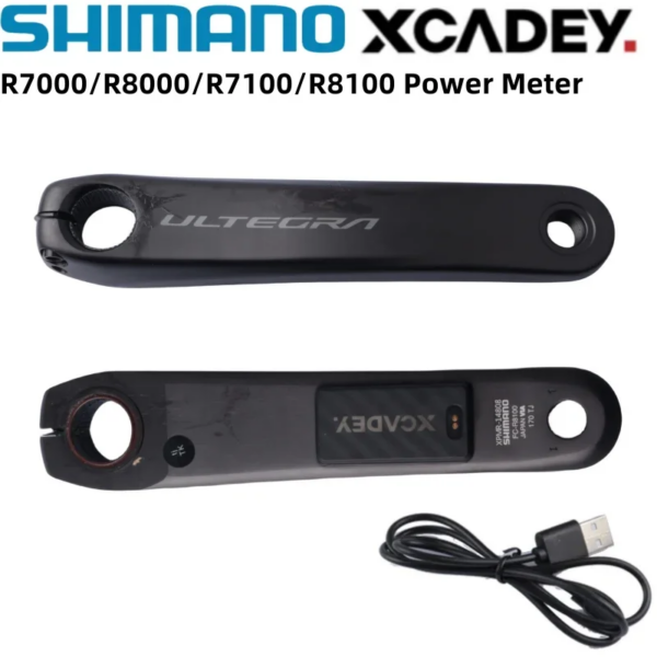 Shimano 105 R7000 ULTEGRA R8000 11S R7100 R8100 12S manivela izquierda derecha con medidor de X-POWER XCADEY 170MM manivela GPS ANT Bluetooth