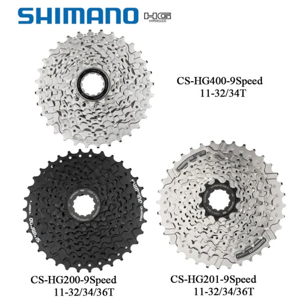 Shimano ALTUS 9 velocidades HG200 HG201 HG400 rueda libre de bicicleta piñón de Cassette volante de bicicleta MTB 28T 32T 34T 36T rueda libre de bicicleta