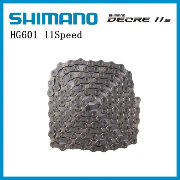 Cadena Shimano CN HG601 de 11 velocidades, cadena de carretera súper estrecha 124L 128L 112L 116, eslabón para cadena de pieza de bicicleta de montaña