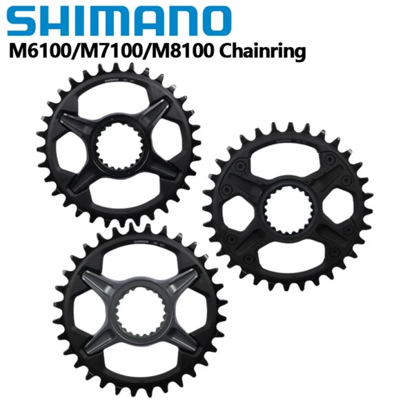 Plato Shimano CRM75 para bicicleta SLX M6100 M7100 M8100, piezas de bicicleta de 12 velocidades, juego de bielas 30T 32T 34T SM-CRM75 Crown 12 s