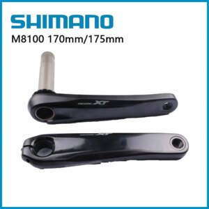 Manivela Shimano DEORE XT M8100 de 12 velocidades 160mm/175mm HOLLOWTECH II para manivela de bicicleta de carretera Original