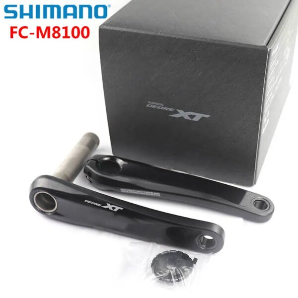 Shimano Deore XT FC M8100 manivela 1x12 velocidades MTB juego de brazos de manivela FC-M8100-1 170mm 175mm