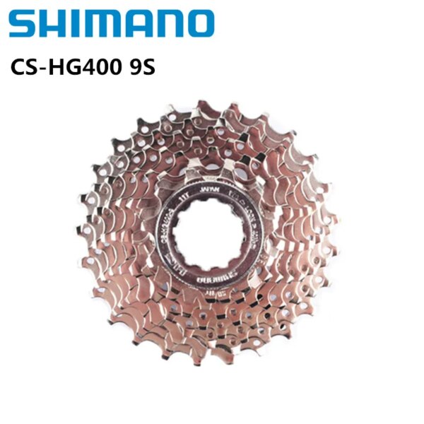 Shimano HG400 CS-HG400-9 9s Cassette 11-25T 11-32T 11-34t 11-36t MTB 9 velocidades rueda libre de bicicleta