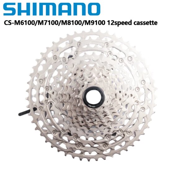 Shimano SLX DEORE XT XTR M7100 M6100 M8100 M9100 Cassette 12s MICRO SPLINE rueda libre Cog para MTB 12 velocidades 10-51T 10-45T Cassette