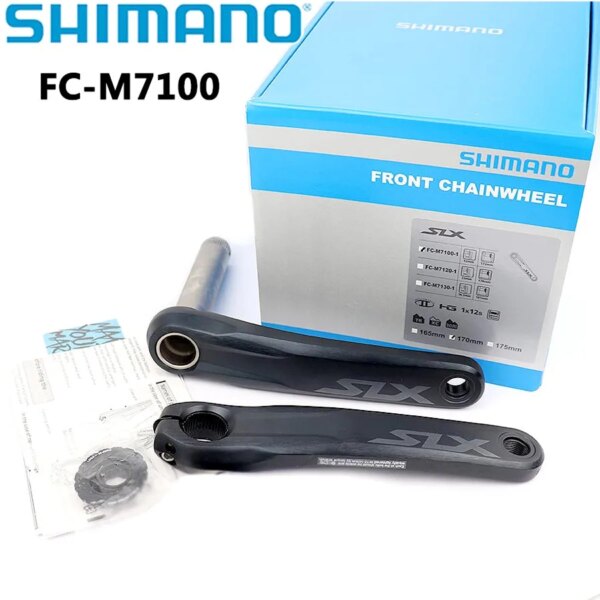 Shimano SLX FC M7100 manivela 1x12 velocidades MTB juego de brazos de manivela bicicleta de montaña FC-M7100-1 170mm