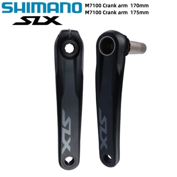 Shimano SLX M7100 brazo de manivela izquierda derecha para bicicleta de montaña MTB bicicleta de tracción lateral Side170mm 175mm piezas originales de bicicleta