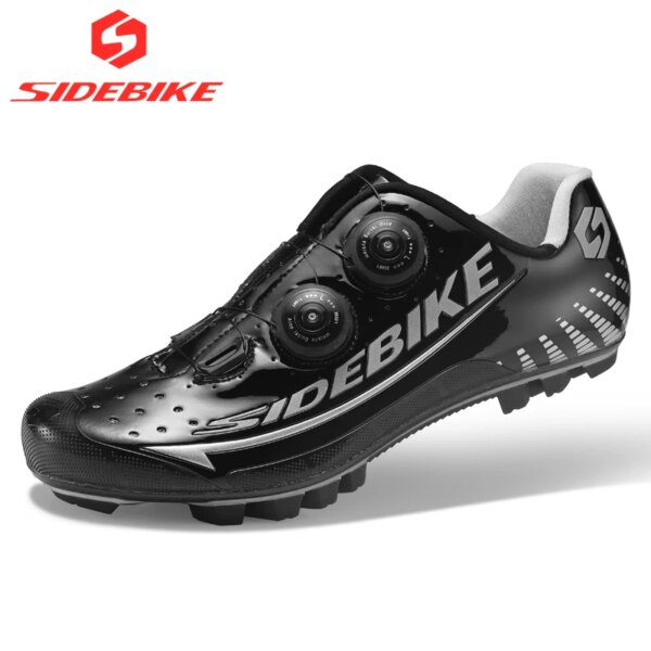 Zapatos Sidebike de carbono MTB, zapatos de bicicleta con autobloqueo, zapatos de Ciclismo ultraligeros resistentes al desgaste, zapatos para bicicleta de montaña, Zapatillas de Ciclismo