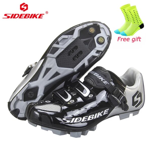 Sidebike-zapatos antideslizantes para bicicleta de montaña, transpirables, impermeables, para Ciclismo de carretera