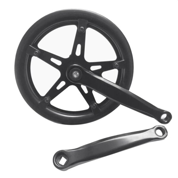 Manivela de marcha única para bicicleta, manivela de 170Mm, placa de diente hueca, piñón de manivela para bicicleta, accesorios para bicicleta