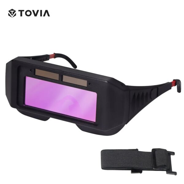 Casco de soldadura con energía Solar, gafas de soldadura con oscurecimiento automático, gafas de soldador LCD para gafas de soldador de Plasma TIG MIG MMA