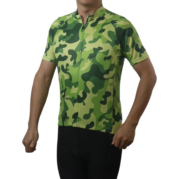 Camiseta de ciclismo deportiva de camuflaje, ropa para bicicleta de montaña, ropa de carretera MTB, Motocross de descenso, cómoda camiseta para escalar en bicicleta