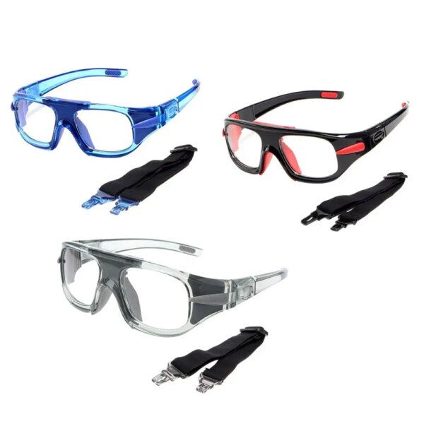 Gafas deportivas baloncesto fútbol protección ocular gafas de seguridad marco óptico espejo extraíble piernas miopía