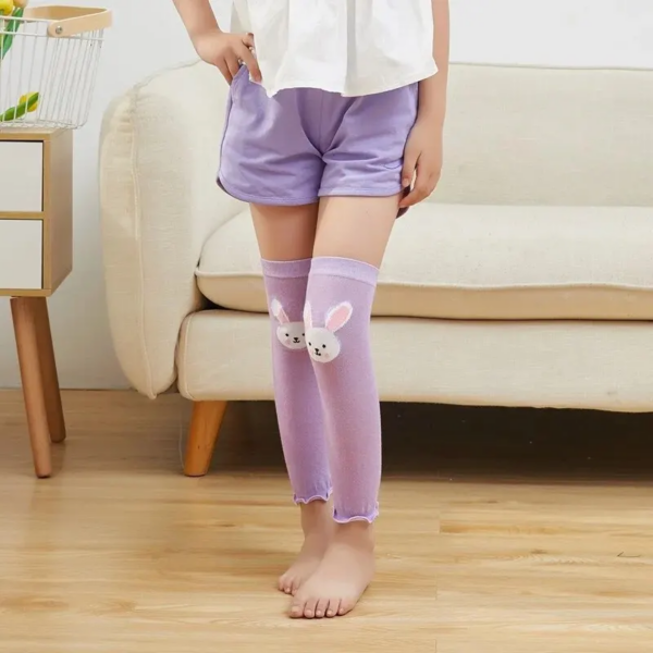 Calcetines hasta la rodilla para niños, antimosquitos, antimosquitos, para deportes, ciclismo, Yoga, baile, protección de piernas, aire acondicionado de verano