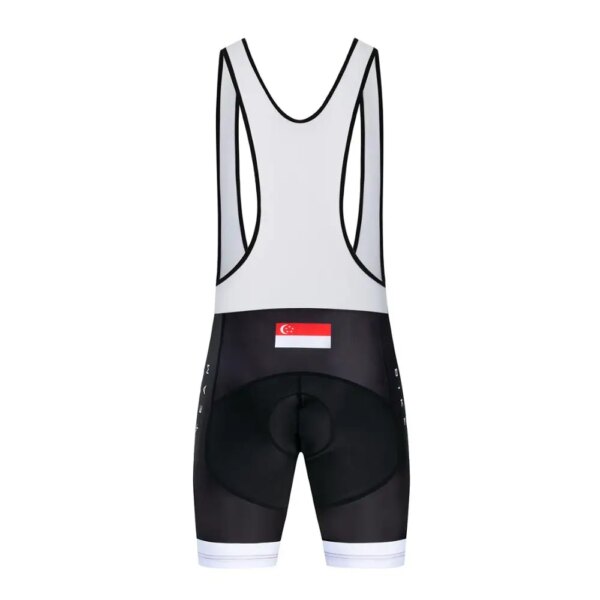 Pantalones cortos con pechera para ciclismo de verano para hombre Coolmax 4D con relleno de Gel para descenso, pantalones cortos con pechera para bicicleta japonesa de Corea, Tailandia y Malasia